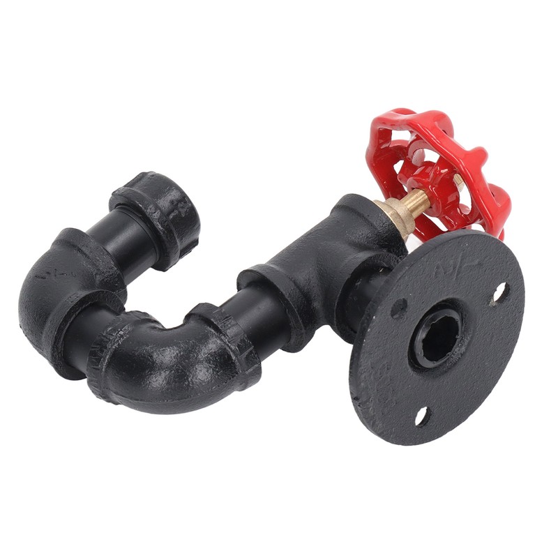 Industrial Pipe Coat Hook Rack Heavy Duty Rustic Hat Robe