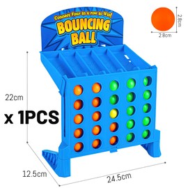 XiXiRan Bounce Ball, Bounce Off Game, Classic Boardsp4 Wins Action Balls, Link Ball Game, Game Bounce, Interactive Battle Game, Interactive Games, Games for Children, Adults