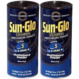 Sunglo Sun-Glo  #5 Shuffleboard Wax - 2pk