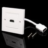 HDMI Wall Plate Panel Faceplate, 1 Pack Decorative Faceplate Socket