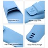 2-Pack Silicone Razor Case, Portable Soft Shaver Cover Bag Protector,