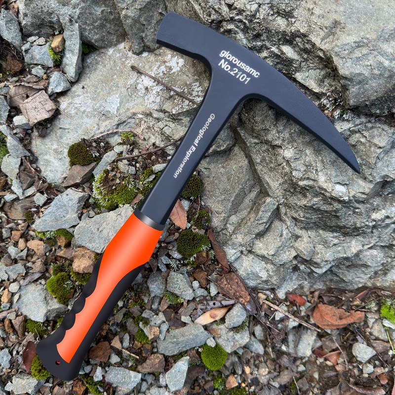 Rock Pick - 28 oz Geological Hammer with Pointed Tip-Masonry
