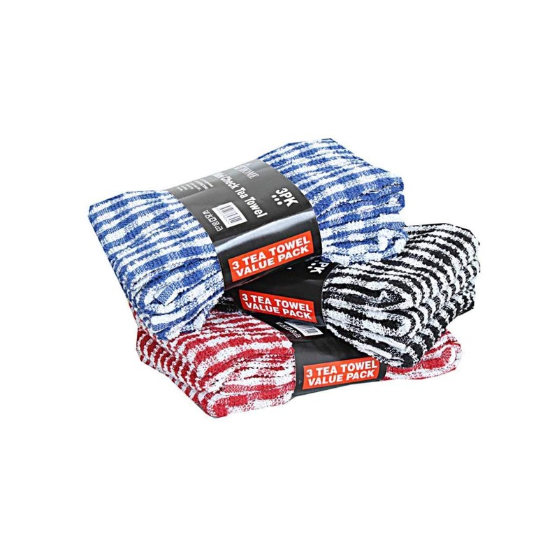 Vision Textiles Tea Towels Kitchen Towel Terry 100% Cotton Soft