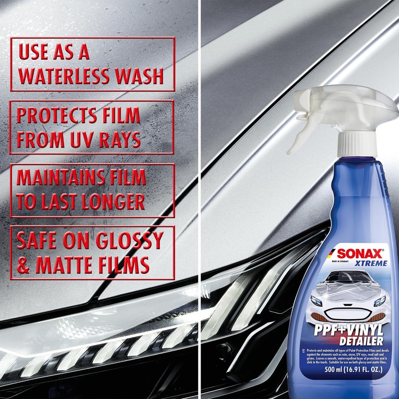 SONAX PPF + Vinyl Detailer | Protection & Maintenance for