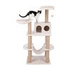 TRIXIE Federico 56-in Cat Tower, Jute Scratching Posts, Cat Tree