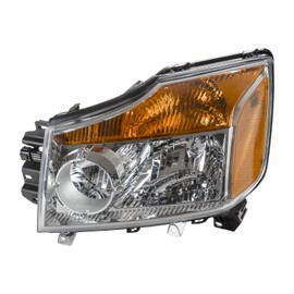 TYC Left Headlight Assembly Compatible with 2008-2014 Nissan Titan