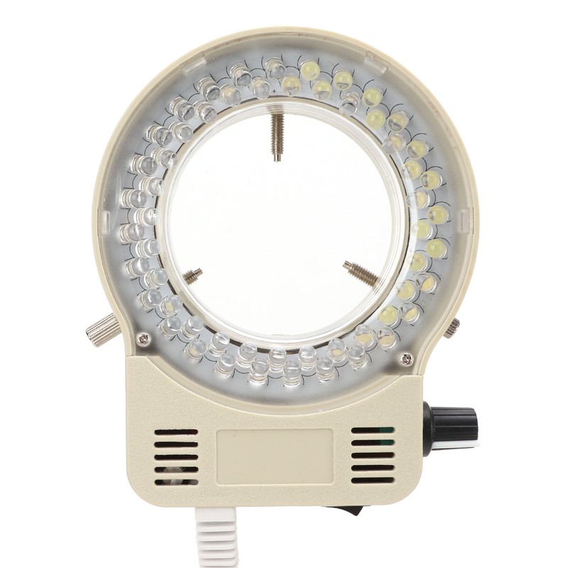 Microscope Illuminator Ring LED Light Source Adjustable Accessory 100‑240V