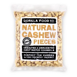 Gorilla Food Co. Natural Cashew Nut Pieces Raw - 200g