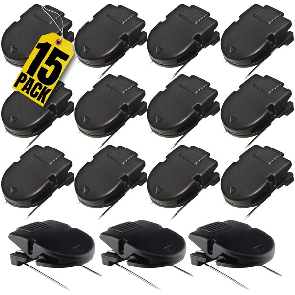 1InTheOffice - Clips para cubículos para paredes de tela, clips