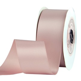VATIN 38mm Wide Double Faced Polyester Antique Mauve Satin Ribbon Continuous Ribbon- 23 Metre, Perfect for Wedding, Gift Wrapping, Bow Making & Other Projects