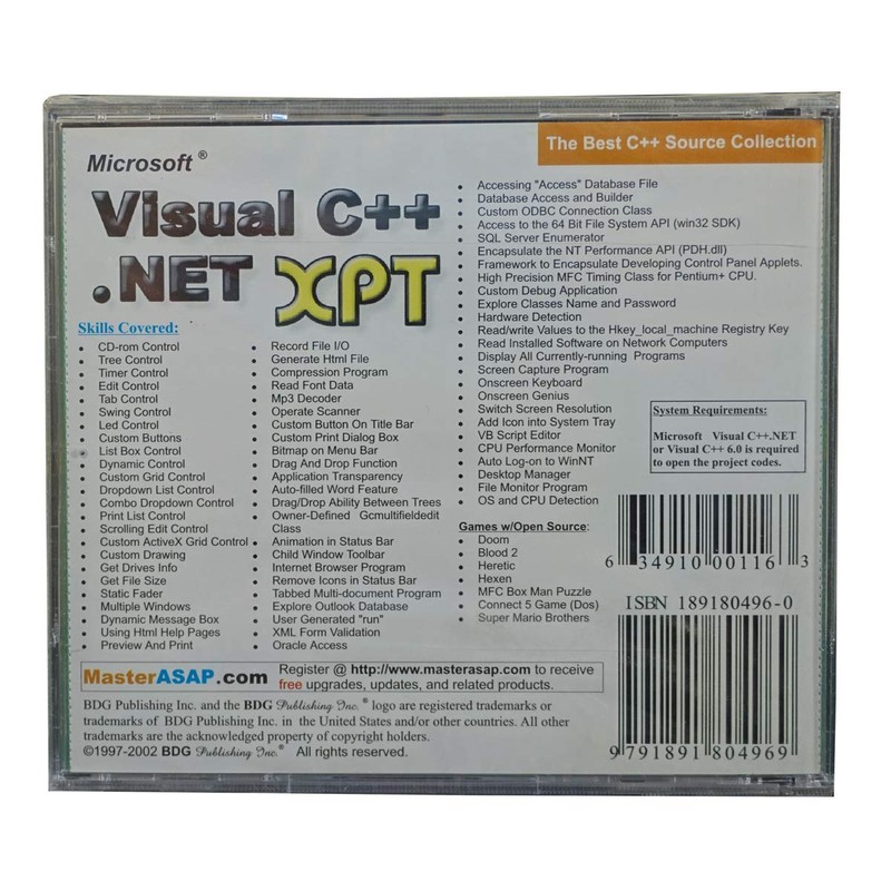Mastering Visual C++.NET XPT (Windows)