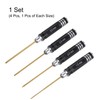 sourcing map 4pcs RC Hex Screwdriver 1.5mm 2mm 2.5mm 3mm