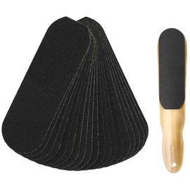 IWOWHERO Foot Sandpaper Set 40pcs Foot Files for Hard Skin Callus Remover Portable Sandpaper Pedicure Accessories Foot Care Tool