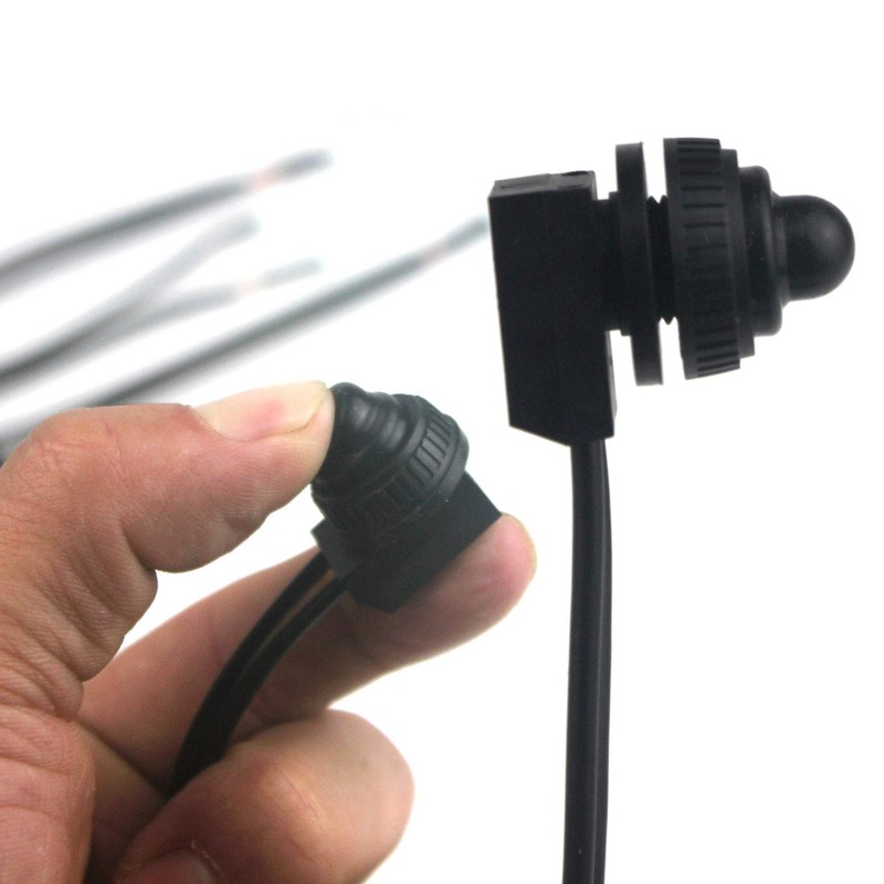 Aoowei Push-Button On-Off Switch Waterproof, 12V Single Pole Push-Button Switch