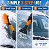 2-in-1 Car Snow Brush & Ice Scraper – 44cm Windshield
