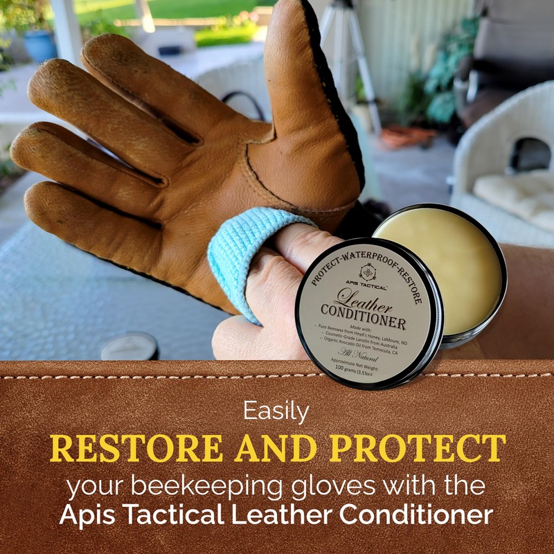 Apis Tactical Leather Conditioner for Shoes, Boots, Bags & Gloves