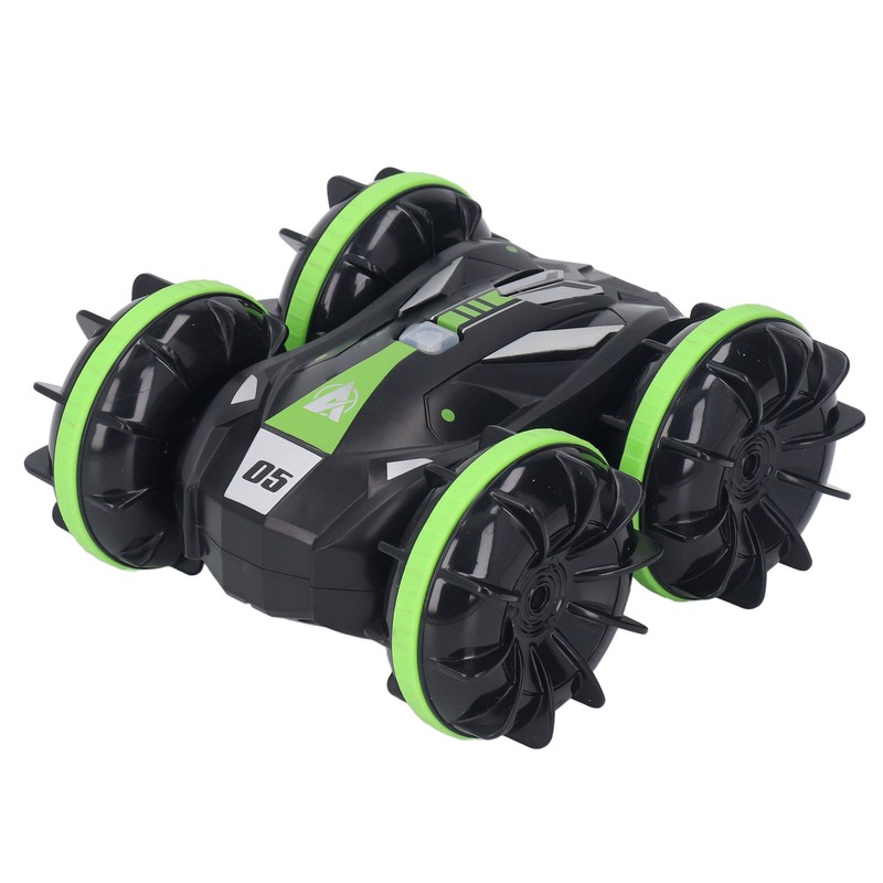 Amphibious Remote Control Car Waterproof Rechargeable Double Sided Tumbling RC