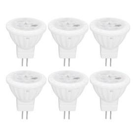 6pcs Brightness Dimming LED Spot Light Bulbs 360LM MR11 LED Landscape Track Light with Ceramic GU4 Base 110V 4W