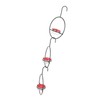 3 Pcs Hummingbird Feeder Metal Hanging Bird Feeder for Outdoor