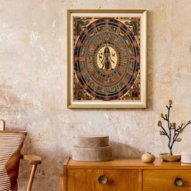 XTXGERL Paint by Numbers for Adults Beginner Art Color Pharaoh DIY Acrylic Painting by Numbers Kits with Brushes Acrylic Pigment Home Decoration Brithday Gifts 16 x 20 inch