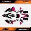 Factory EFX Pink Race Graphics Kit fits KTM 13-15 SX