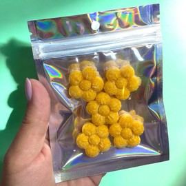 Salteelime 24K Edible Glitter gold Mimosa bombs For Champagne Or Prosecco