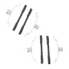 chrome4urauto 4PCS For VW Jetta Golf Beetle Sunroof Shade Guide