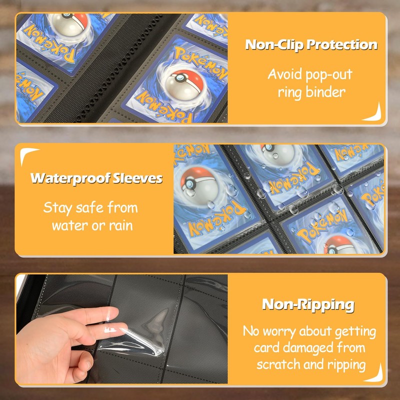 Douper 9 Pocket Card Binder, 540 Cards Trading Cards Games