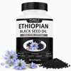 Purely Nutrient Ethiopian Black Seed Oil - Cold-Pressed Nigella Sativa