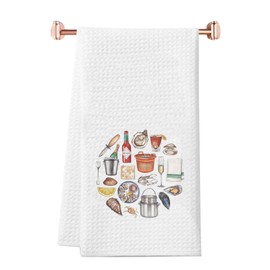 Abuela Birthday Gifts Spanish Grandma Gift Love Served Daily Abuela's Kitchen Towel Mexico Grandmother Gift (Abuela's Towel EU)