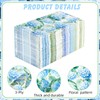 100 Pcs Hydrangea Floral Paper Guest Napkins Blue Flowers Napkin