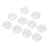 10Pcs Guitar Effect Pedal Footswitch Topper ABS Clear Single Pedal