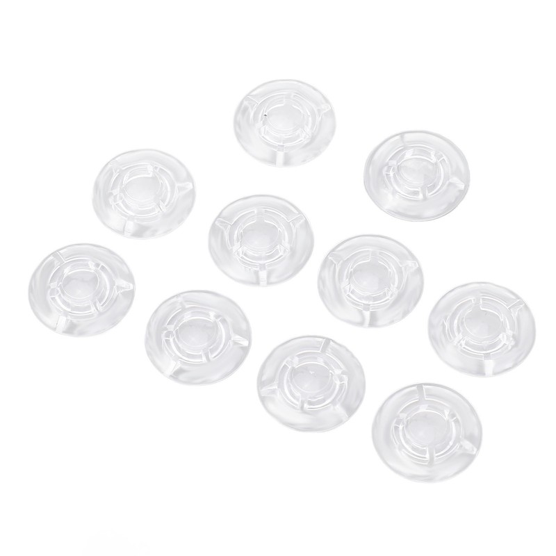 10Pcs Guitar Effect Pedal Footswitch Topper ABS Clear Single Pedal