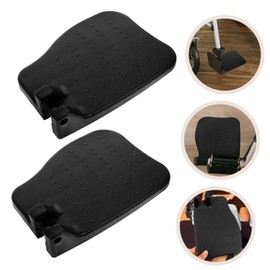 TOVINANNA 1pair Wheelchair Footrests Heavy Duty Pedals Ergonomic Design Easy Installation Compatible Wheelchair Models Slip Resistant Leg Rest Parts