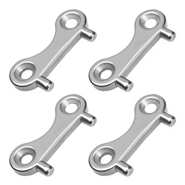 Runseaway 4PCS 316 Stainless Steel Boat Gas Cap Key, Marine Deck Fill Plate Spare Key Replacement Tool for Yacht Fuel Water Tank, Gas Tank Filler Cap Key