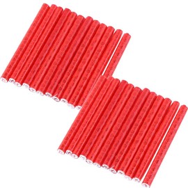 Keenso Bike Spoke Reflector, 24 Pcs Colorful Cycling Wheel Reflector Bicycle Wheel Spoke Reflector Clips Reflective Warning Strip Clip Tube (Red) Cycling protection riding protection riding protection