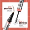 Eyebrow Pen - 2-in-1 Dual-Ended Eyebrow Pen with 4-Fork-Tip &