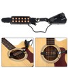 12 Hole Acoustic Guitar Pickup, Magnetic Pickup Transducer with Volume