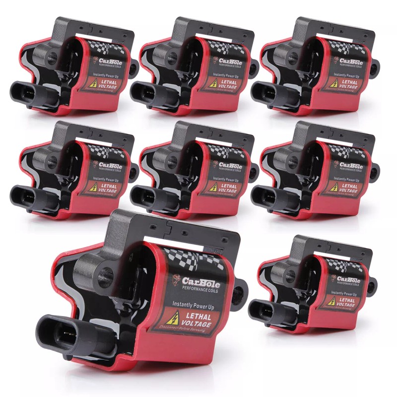 Carbole 8 High Performance Square Ignition Coils UF271 For Chevy