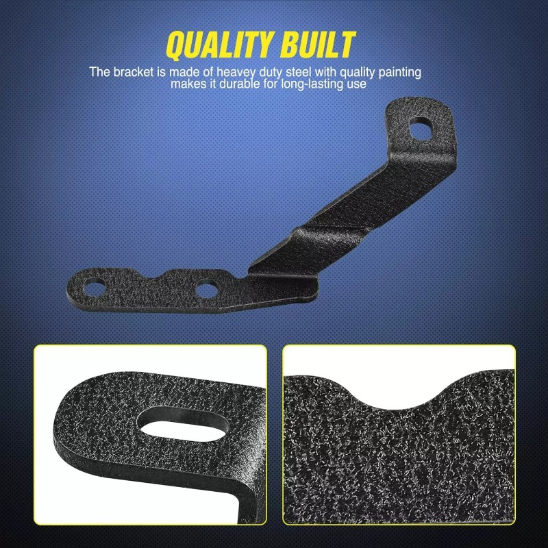 Nilight Ditch LED Work Lights Hood Mount Brackets for 2007-2013