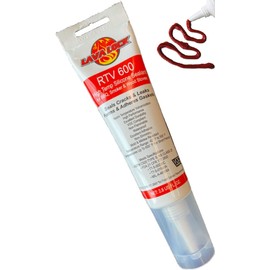 LavaLock RTV 600 F BBQ Grill Smoker Sealer & Gasket Maker High Temp Silicon Adhesive 3 oz. (2.8 Fluid Ounce)