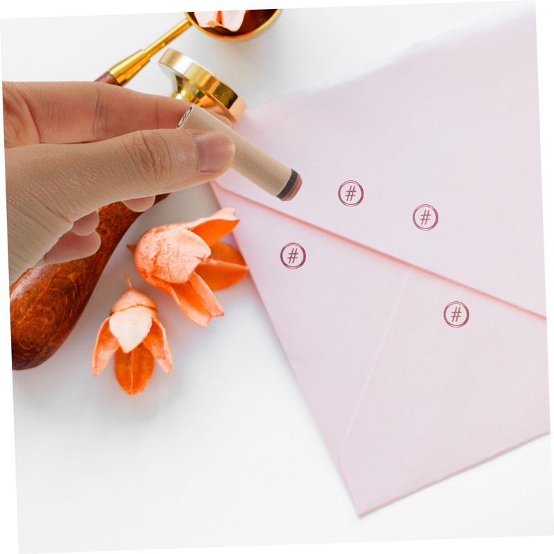 DOITOOL 1 Set DIY Wood Letter Stamps Creative Alphabet Stamps