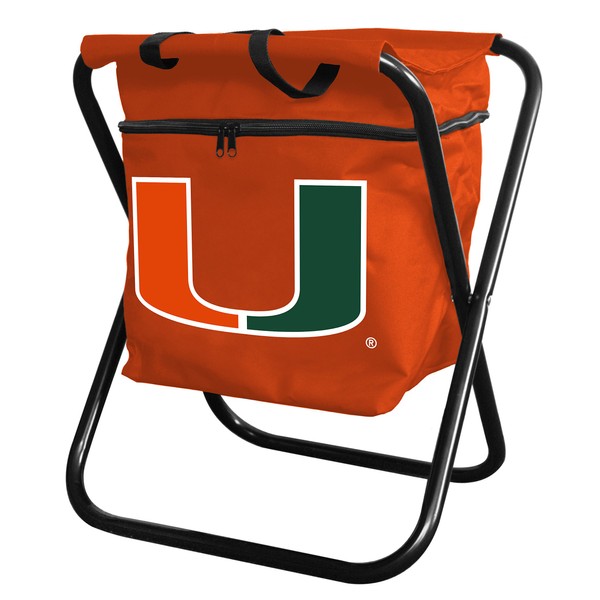 Miami Hurricanes Tailgate Cooler Quad Chair