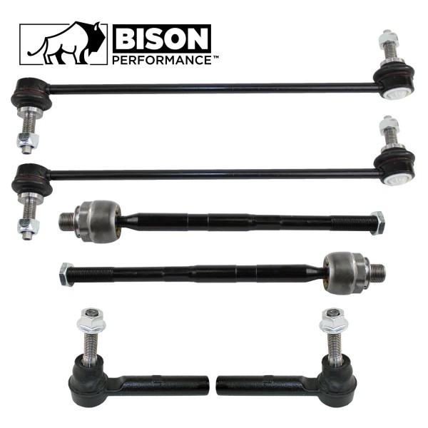 Bison Performance 6pcs Inner & Outer Tie Rods Sway Bars