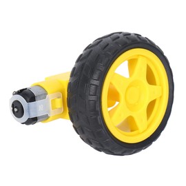 8 Pcs for Smart Car Robot Plastic Tire Wheel with DC 3-6V Gear Motor