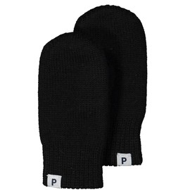 Polarn O. Pyret SOFT MERINO WOOL MITTEN (6MOS-2YRS) - 6-12 months/Black