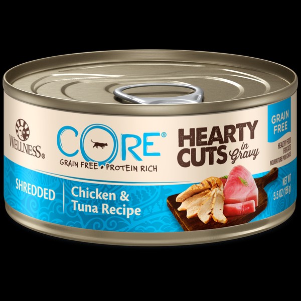 Wellness CORE® Hearty Cuts Chicken & Tuna - Cat Wet Food (5.5 oz)