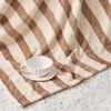FY FIBER HOUSE Striped Flannel Queen Blanket - Soft Cozy