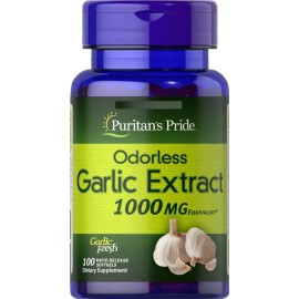 Ajos Garlic Odorless 1000mg 100 Capsulas Blandas