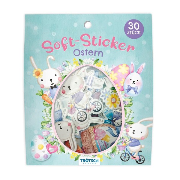 Trötsch Soft-Sticker Ostern: Aufkleber zum Verzieren und Verschenken